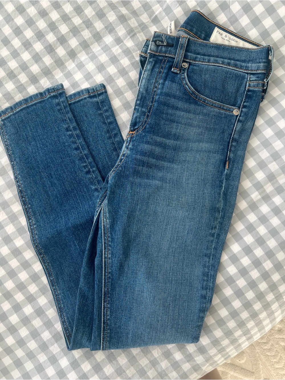 rag & bone high-rise ankle skinny jean